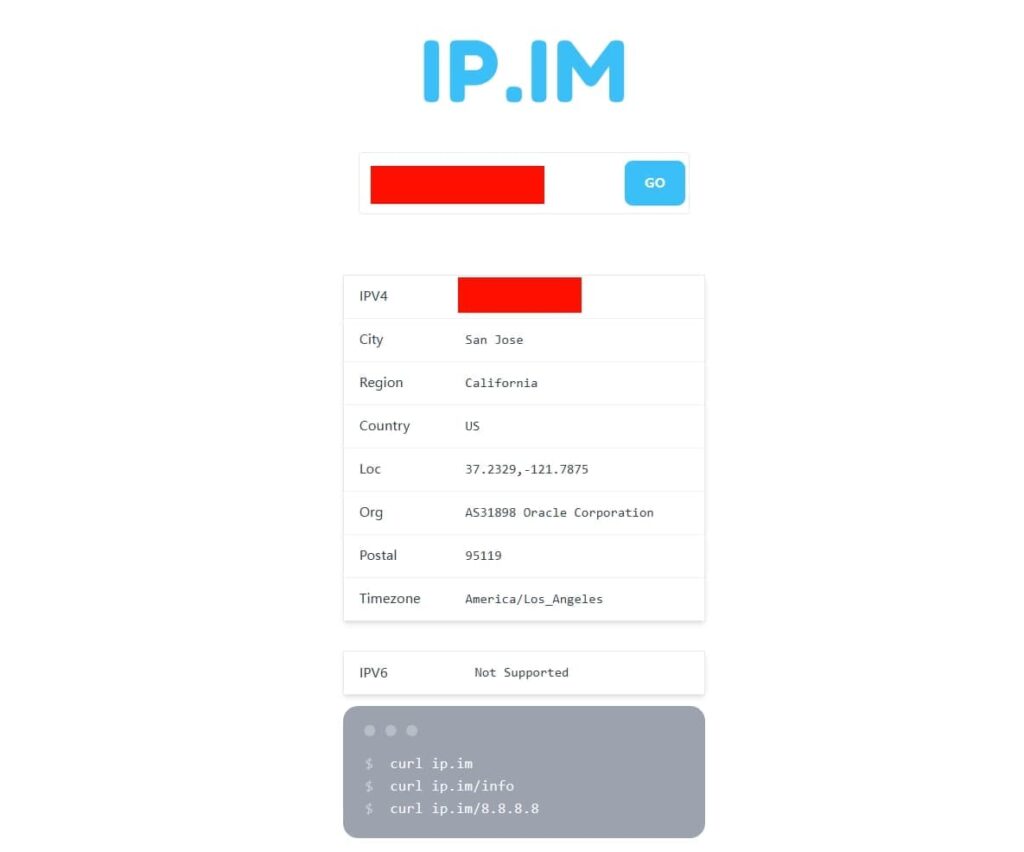 IP.IM—在线IP查询工具插图