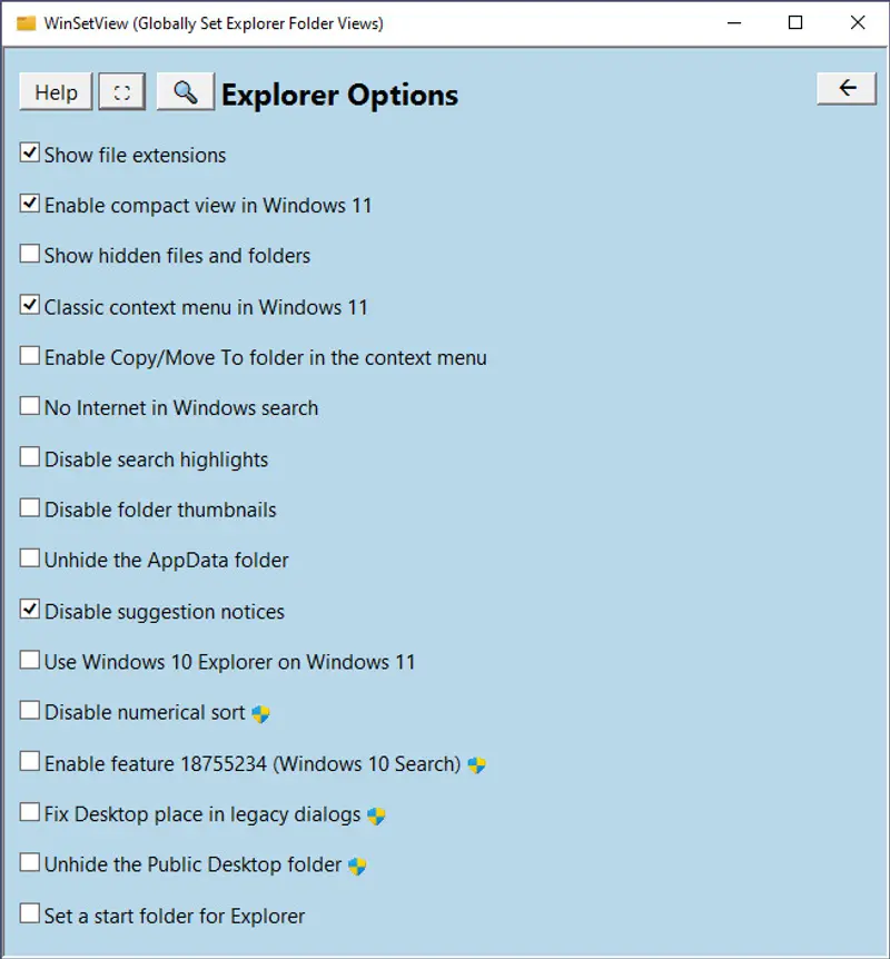 WinSetView—自定义Windows文件资源管理器插图1