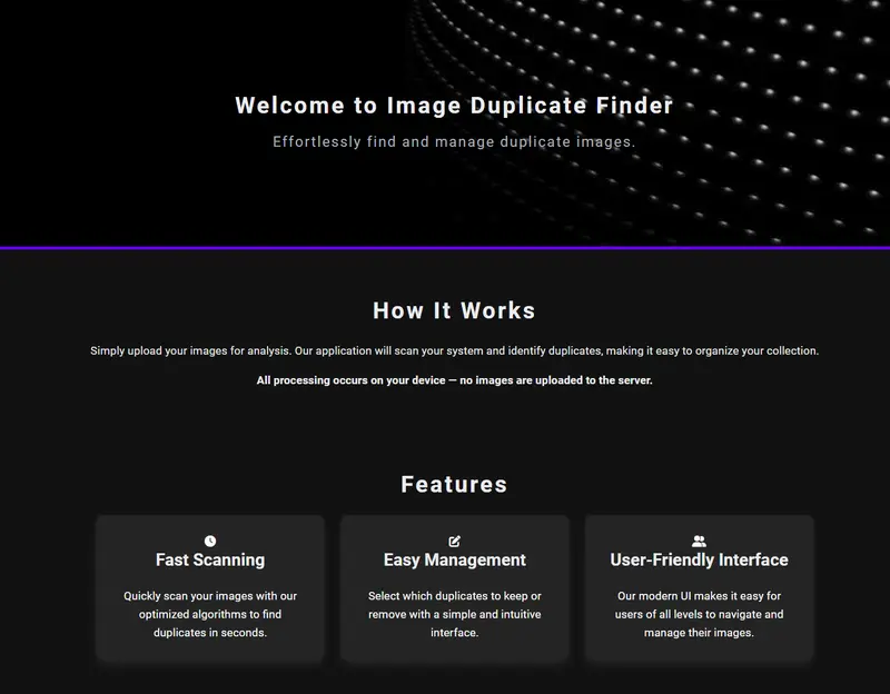 PixDuplicate—轻松管理图片集，找出相似或重复图片的在线工具插图