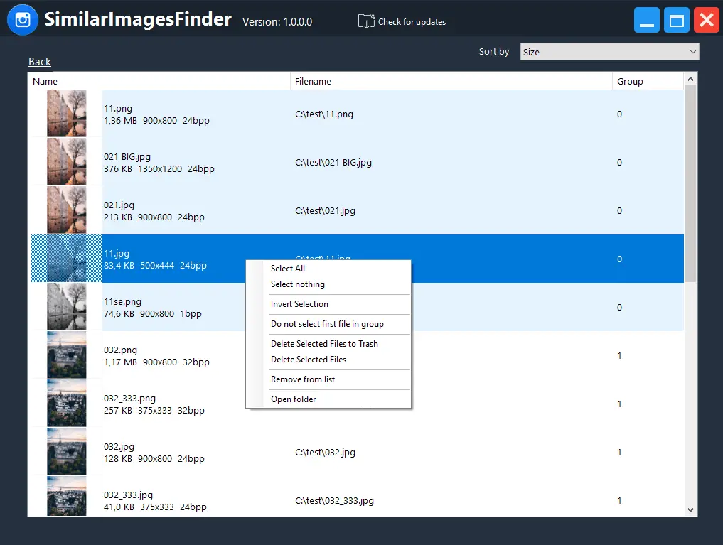 SimilarImagesFinder—轻松查找和删除重复及相似图片插图1