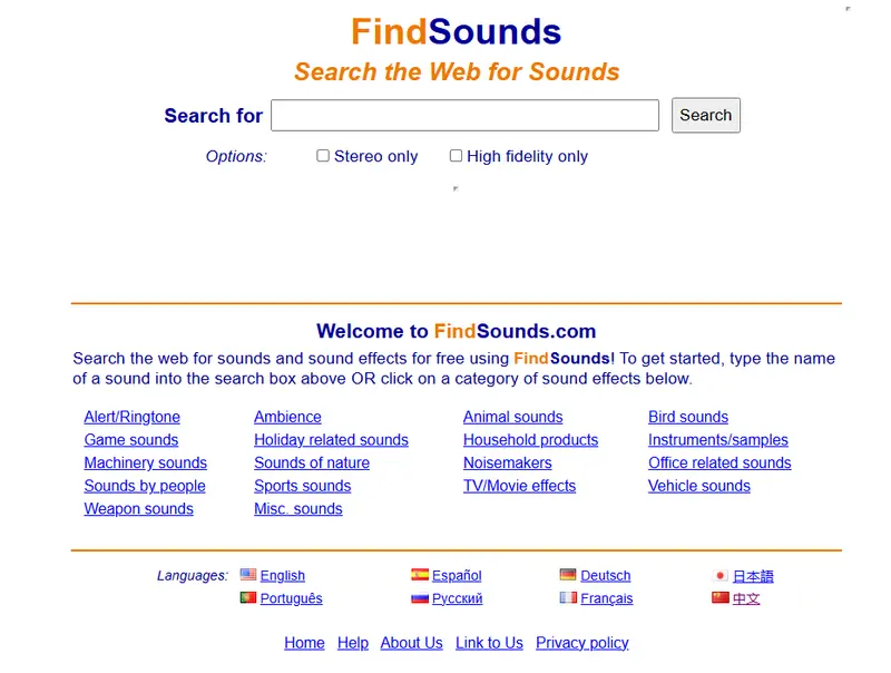 FindSounds—音效搜索平台插图