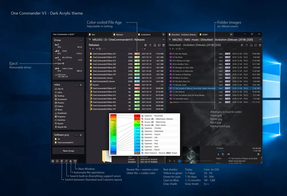 OneCommander—专为Windows 11和Windows 10设计的现代化文件管理器插图3