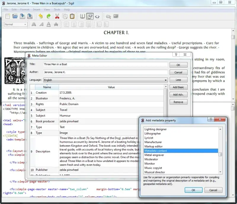 Sigil—开源且跨平台的电子书编辑器，专为编辑ePub格式而设计插图1