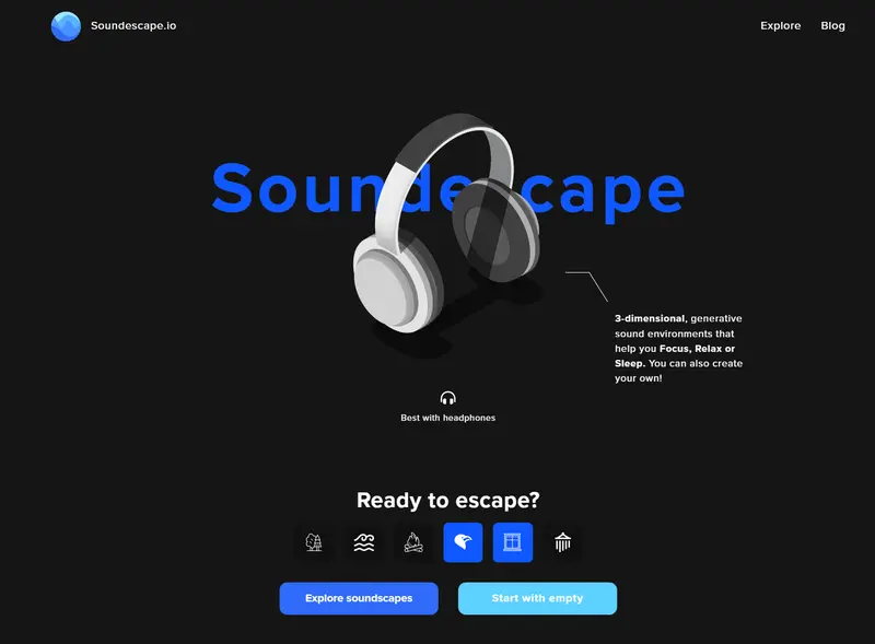 Soundscape—你的个人环境音生成器插图