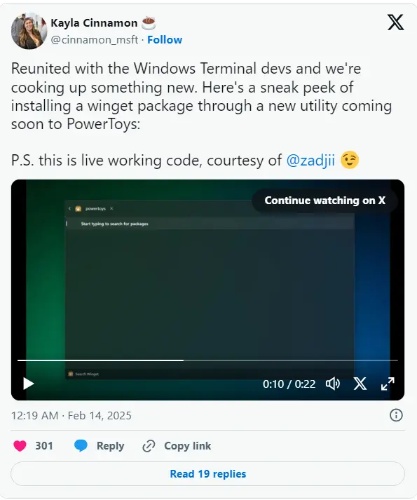 微软将通过 Winget PowerToys 插件提升 Windows 11 应用程序下载体验插图1