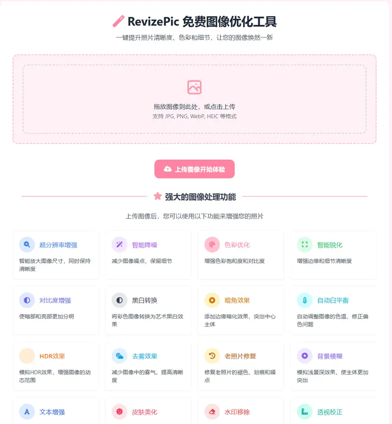 RevizePic—在线图像优化工具插图